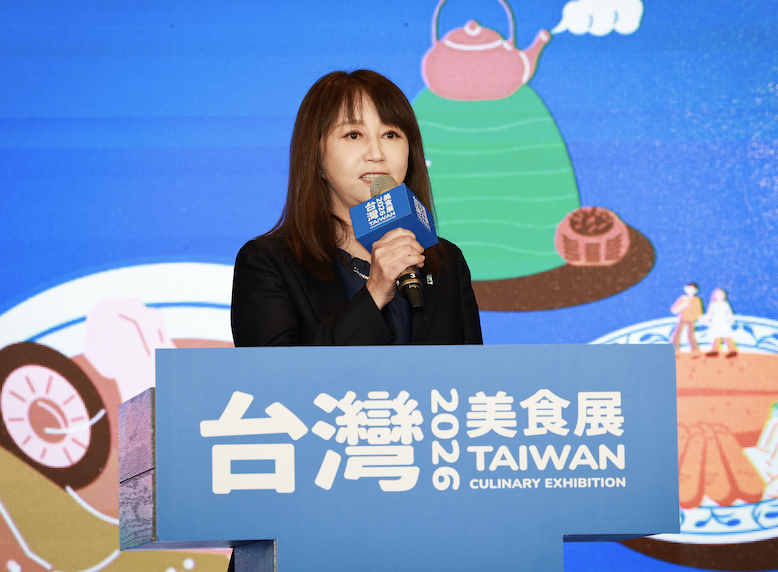 台灣觀光協會會長簡余晏。(圖 / 劉祐龍攝影)