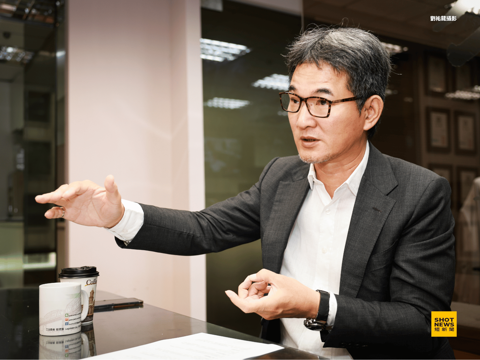 面對雲林人口急遽銳減,劉建國提出親自執政挽救生機。(攝影:劉祐龍)
