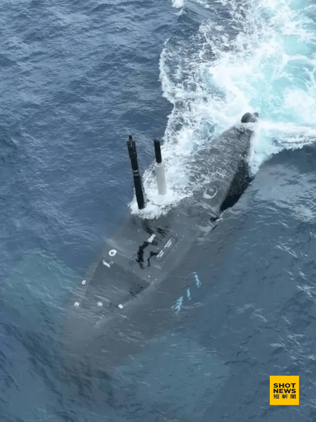海鯤艦完成操雷測試 台船公開發射畫面