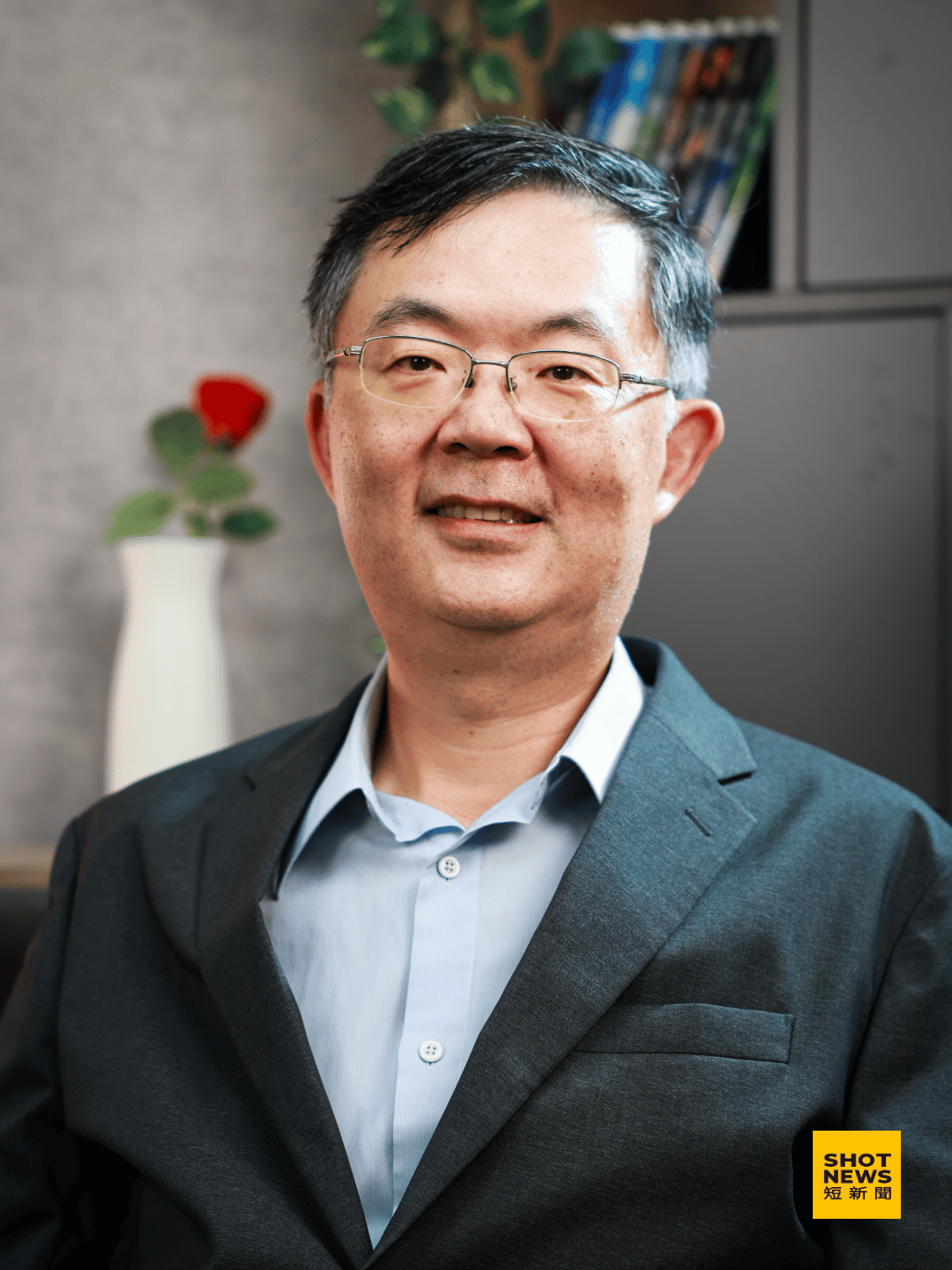 喜光全光譜總經理李文波期許自己要做台灣檯燈的領導者。(劉祐龍攝影)