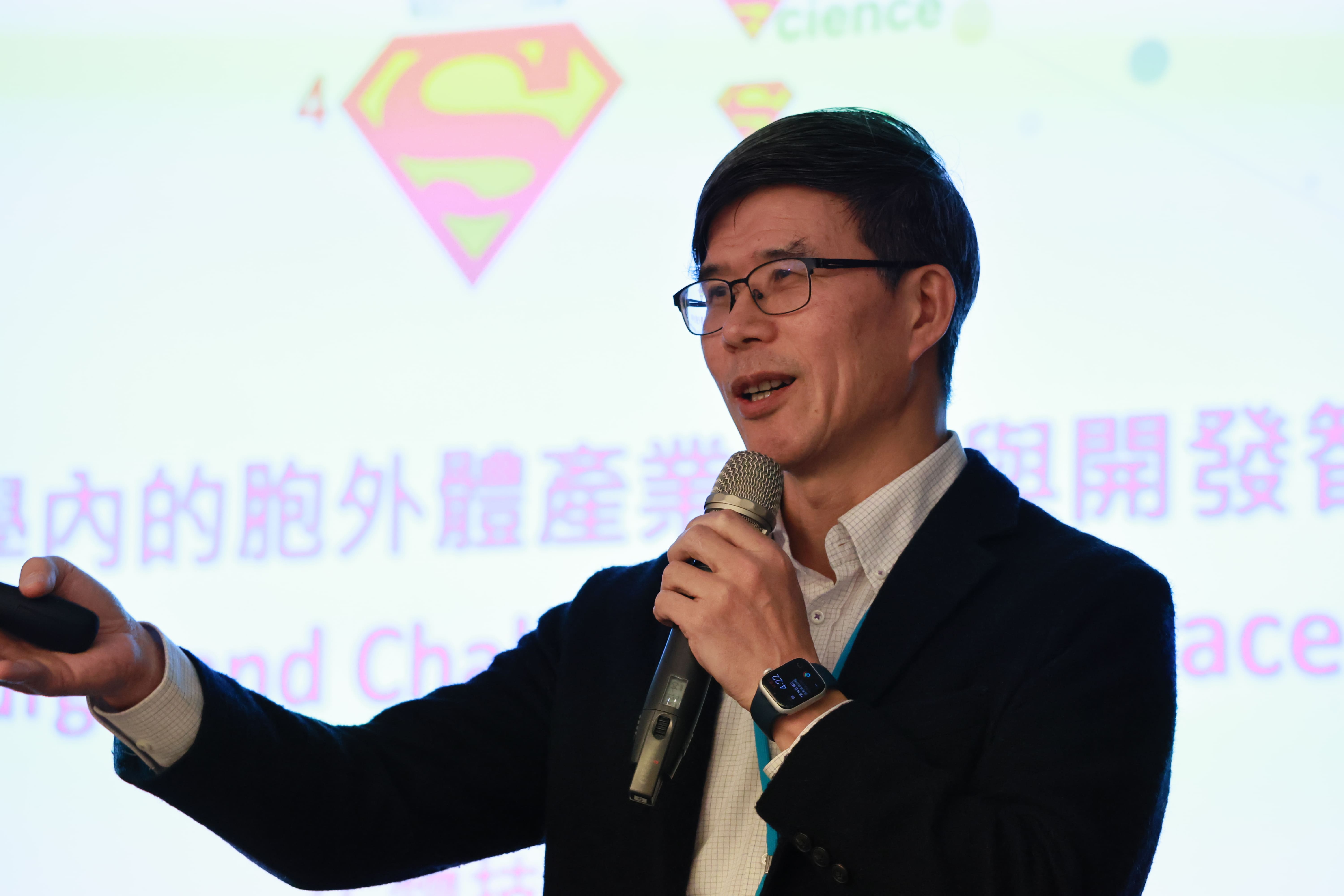 生物技術開發中心(DCB)執行長李財坤。(攝/龍祐龍)