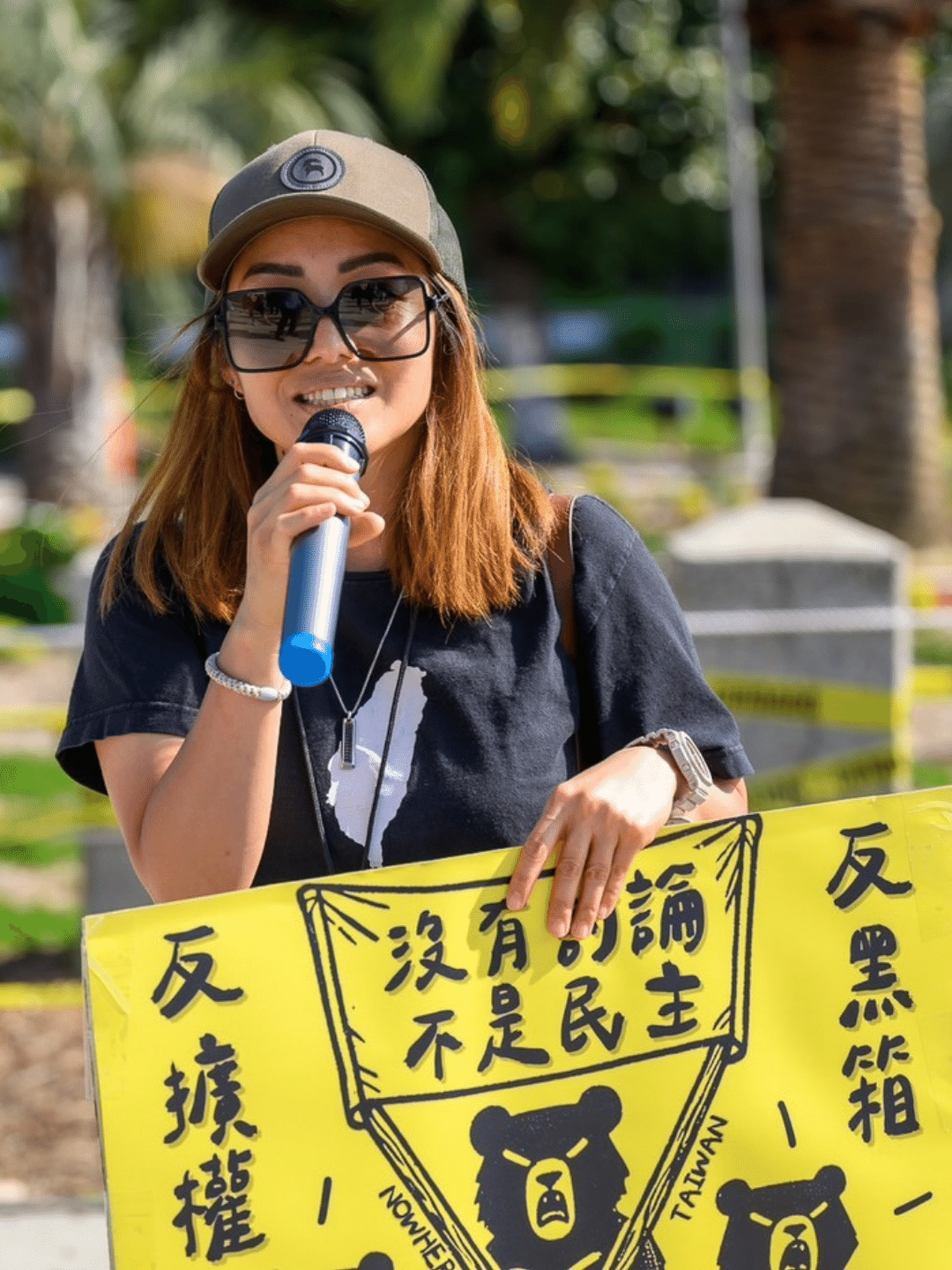 2018年「台美小姐」最佳人緣獎吳佳穎。（圖：LA青鳥行動守護民主聯盟）