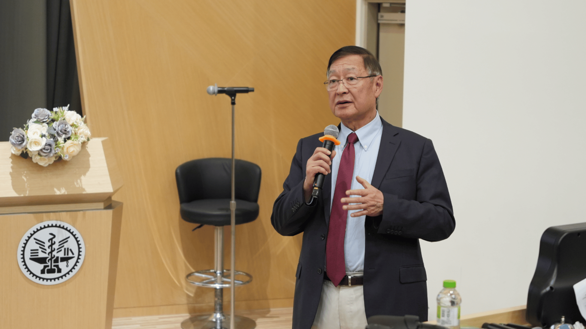 天普大學前副校長戴海龍。(攝/畢翔)