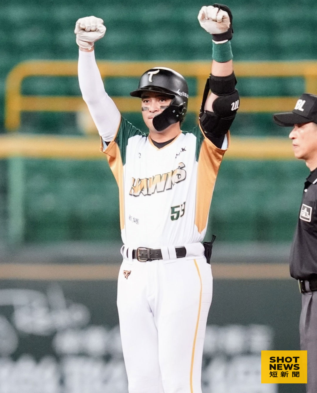 台鋼雄鷹郭阜林單場2支二壘安打 獲轉隊後首座單場MVP（圖：台鋼雄鷹提供）