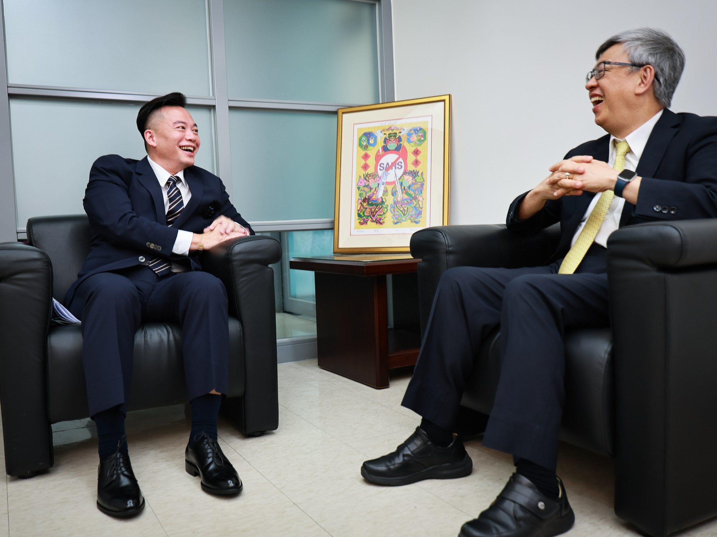 《短新聞》總編輯沈志霖專訪陳建仁。