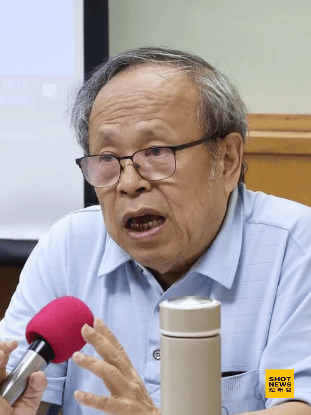 左翼聯盟秘書長黃德北。（圖：中央社）