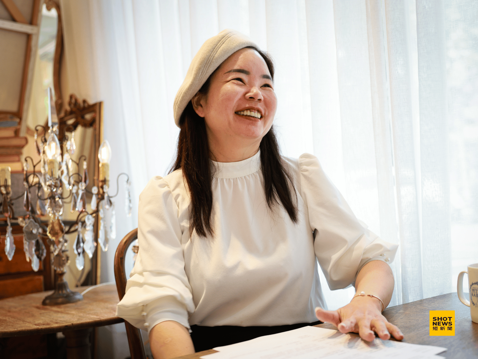 胡若茵說認真把蛋糕做好，讓客人吃得開心、感受到幸福，這就是我做蛋糕的初心。(劉祐龍攝影)