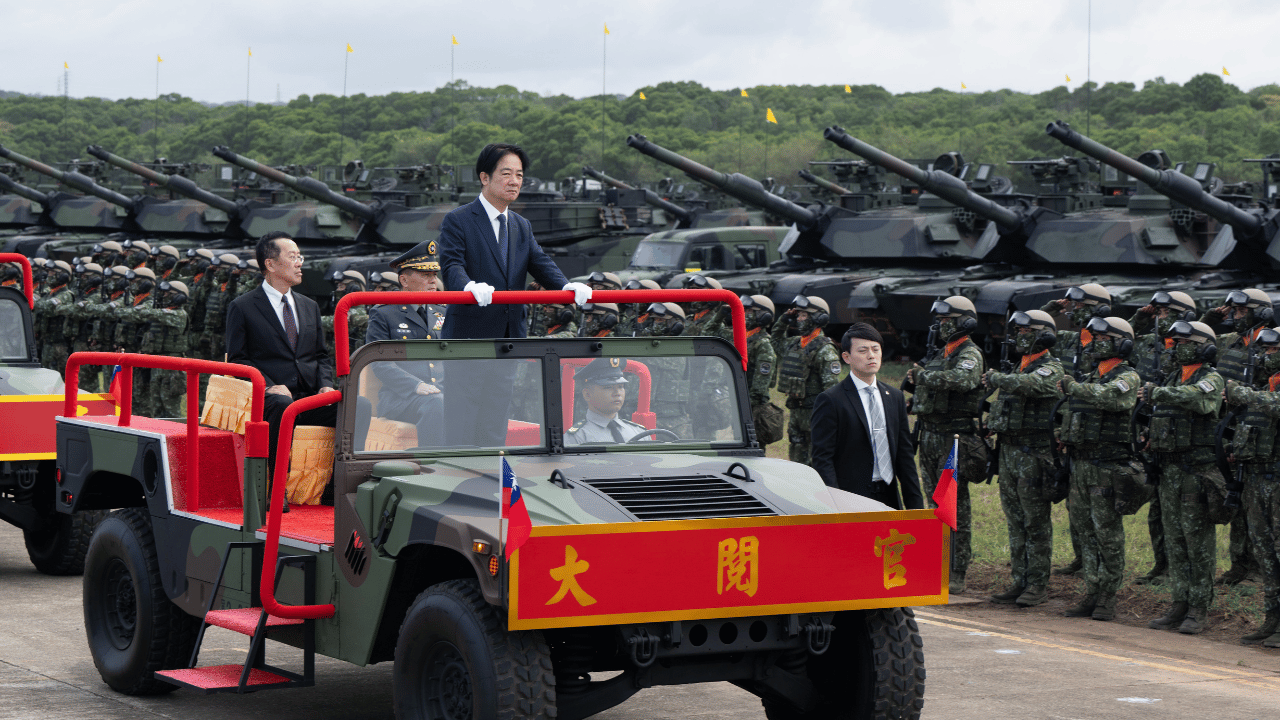 最強戰車成軍 賴清德:實力換和平