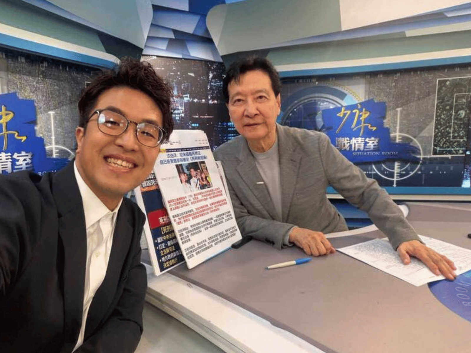 趙少康狂問毒品! 沈伯洋引蔣所言從容接球
