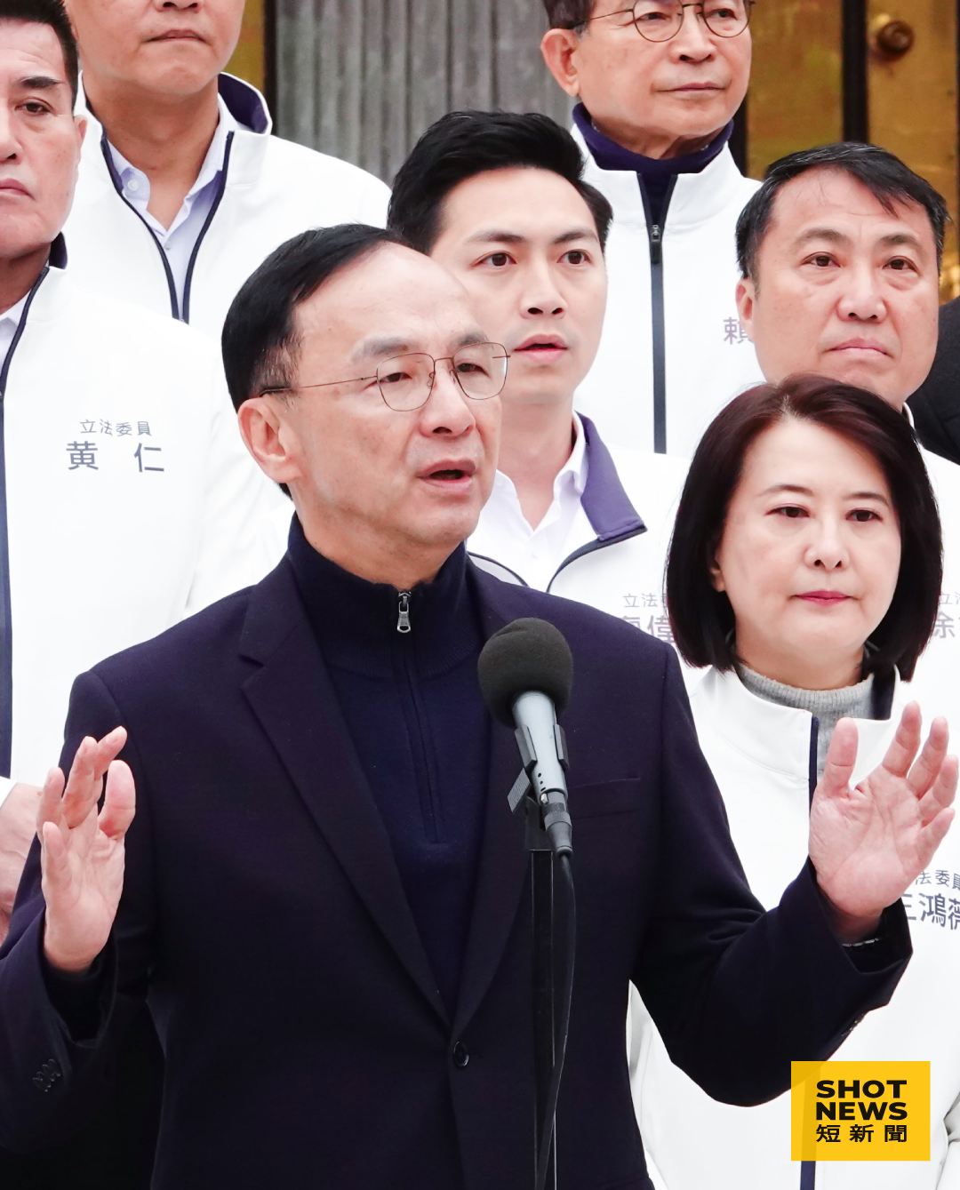 國民黨主席朱立倫（圖：謝亦然攝影）