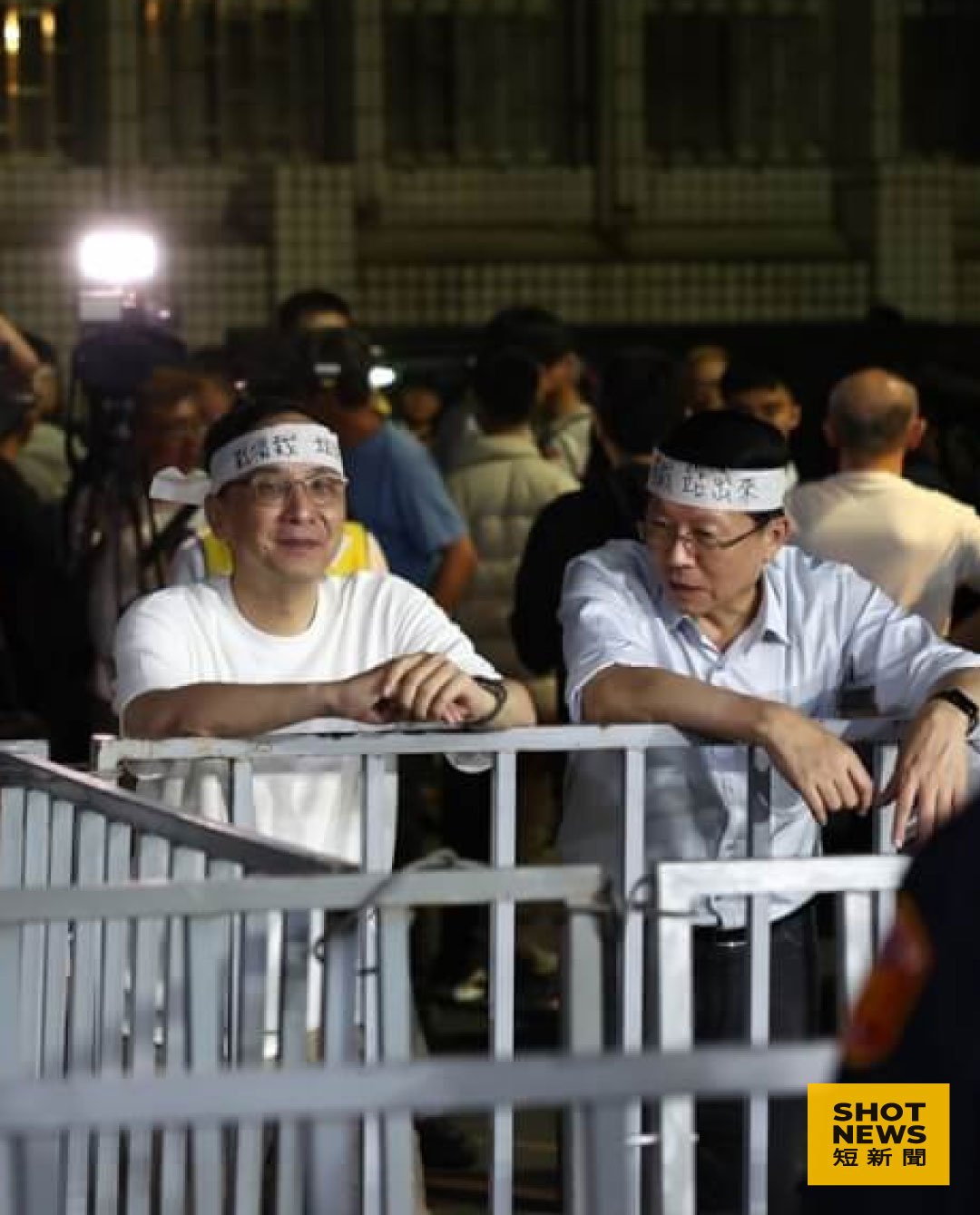 內政部長劉世芳證實北檢違法集會，將傳喚國民黨主席朱立倫及立委謝龍介。（圖：中央社）