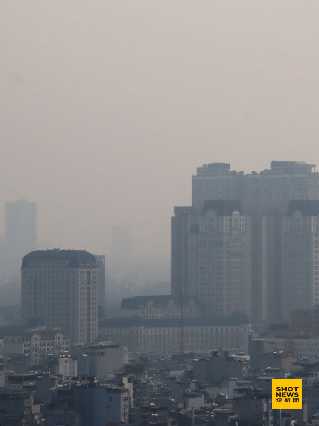 越南河內空氣污染嚴重 達非常不健康等級