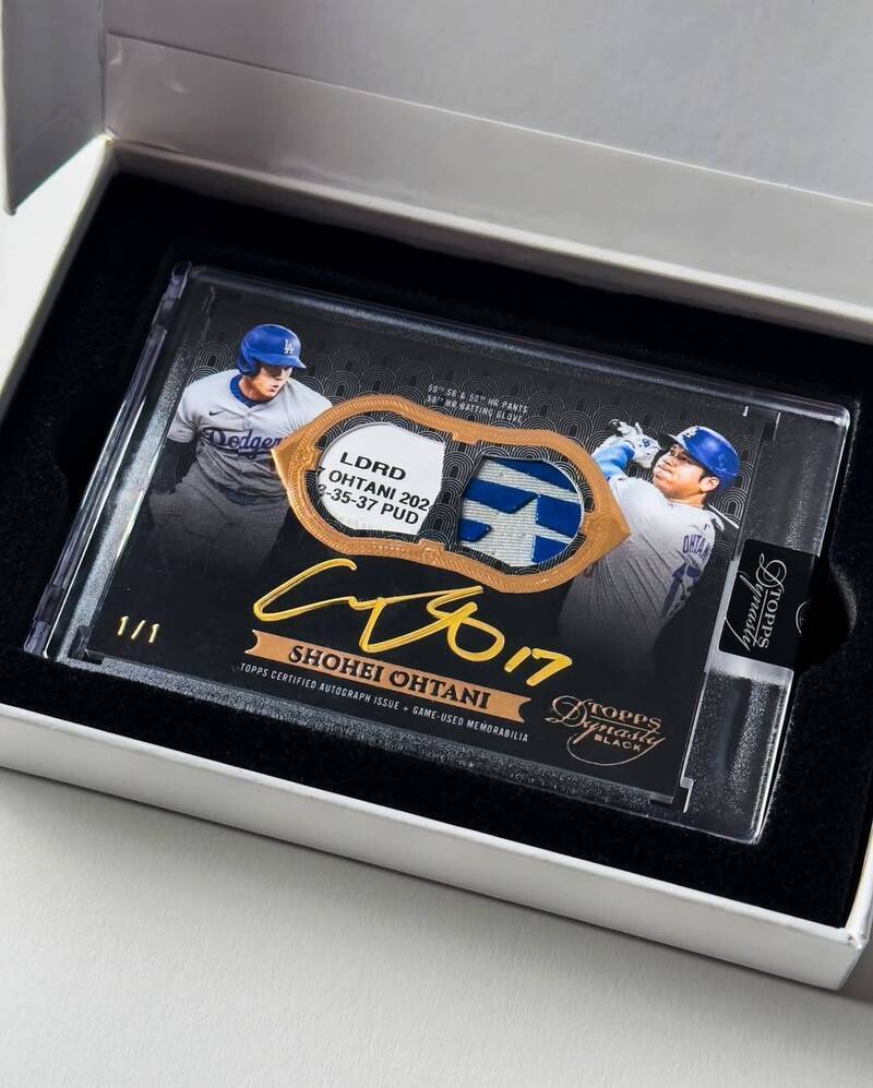 台灣YTR拆中大谷翔平逾三千萬球員神卡