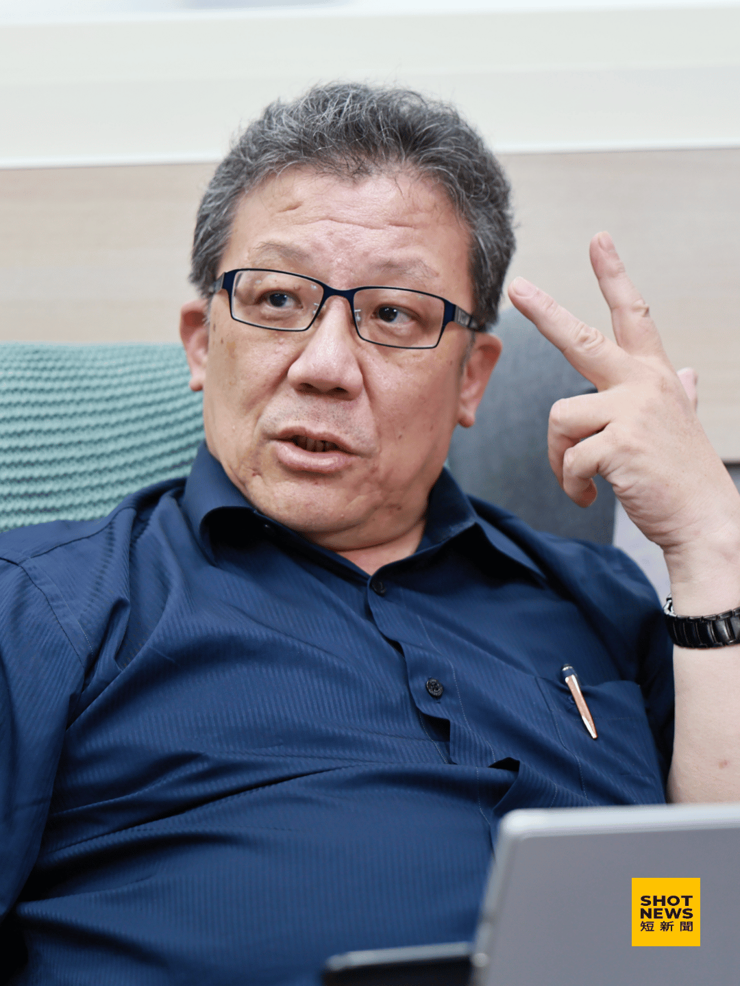 臺大藥理研究所林泰元所長。(劉祐龍攝影)