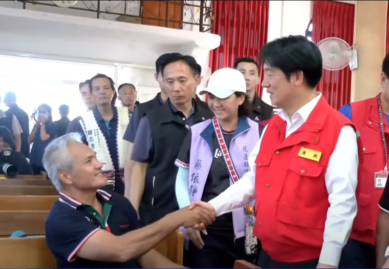 徐榛蔚缺席救災會議 賴清德：中央全力支援