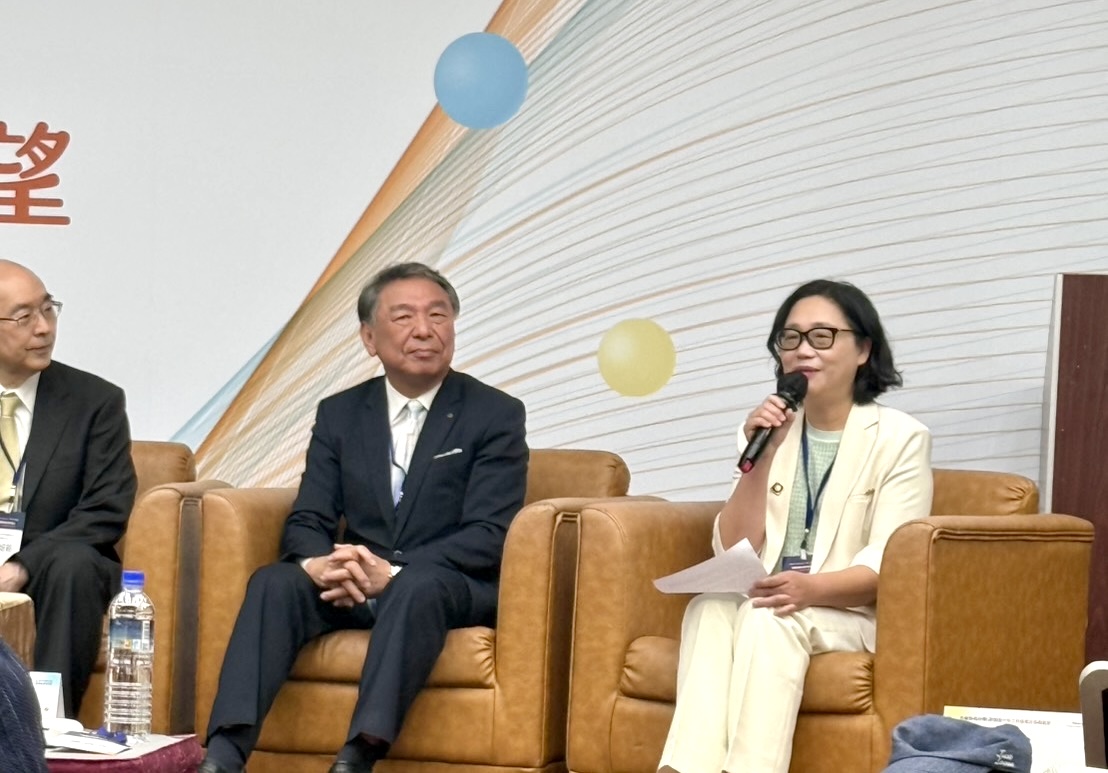 座談分享貴賓，扶輪總會消除C肝顧問施慧娜醫師。(圖/台北圓滿扶輪社提供)