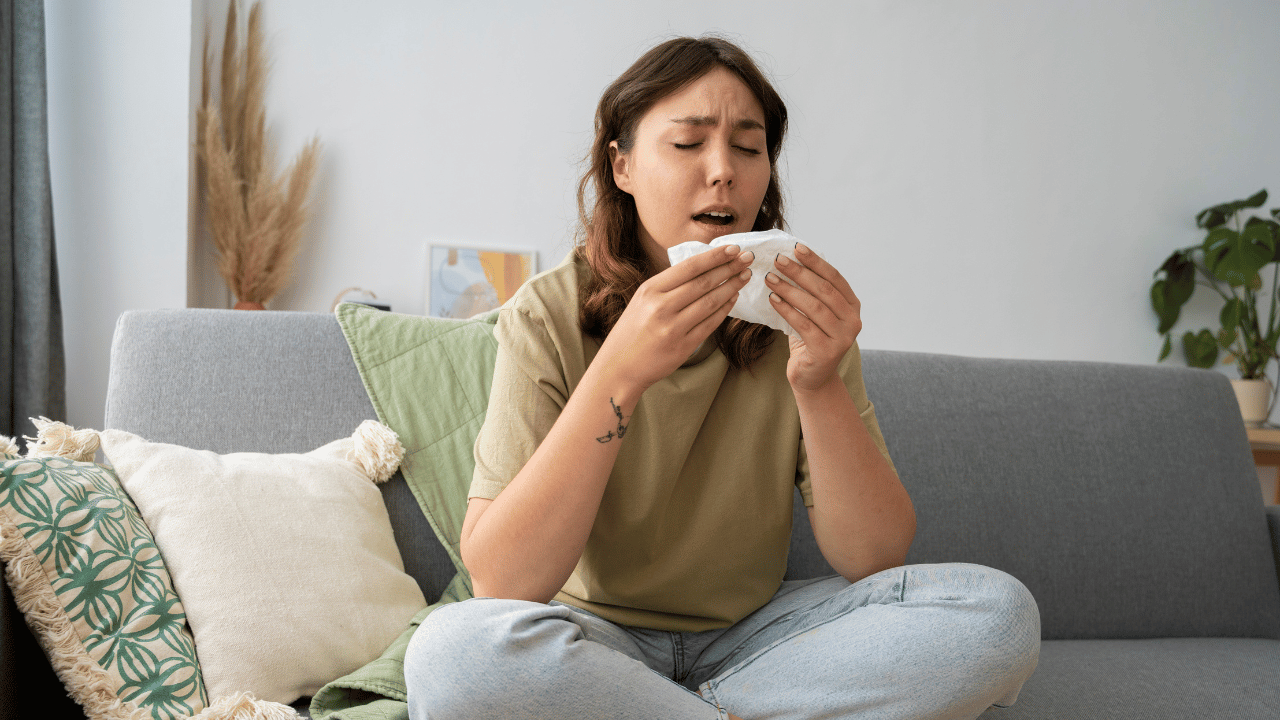 過敏體質、氣喘患者、鼻炎患者比較容易有「冷氣病」症狀。(圖/Freepik)