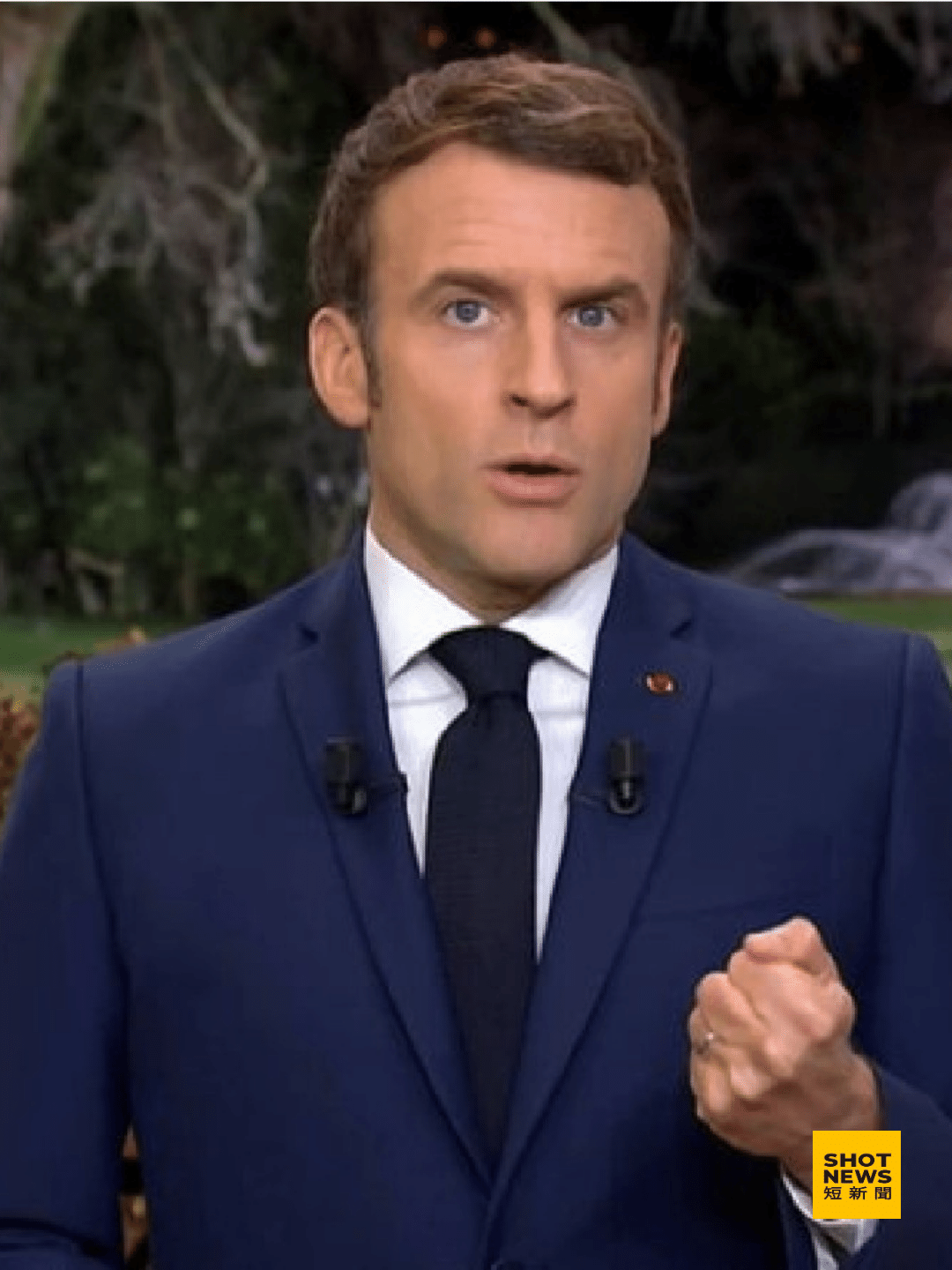 法國總統馬克宏（Emmanuel Macron）。（圖：中央社）