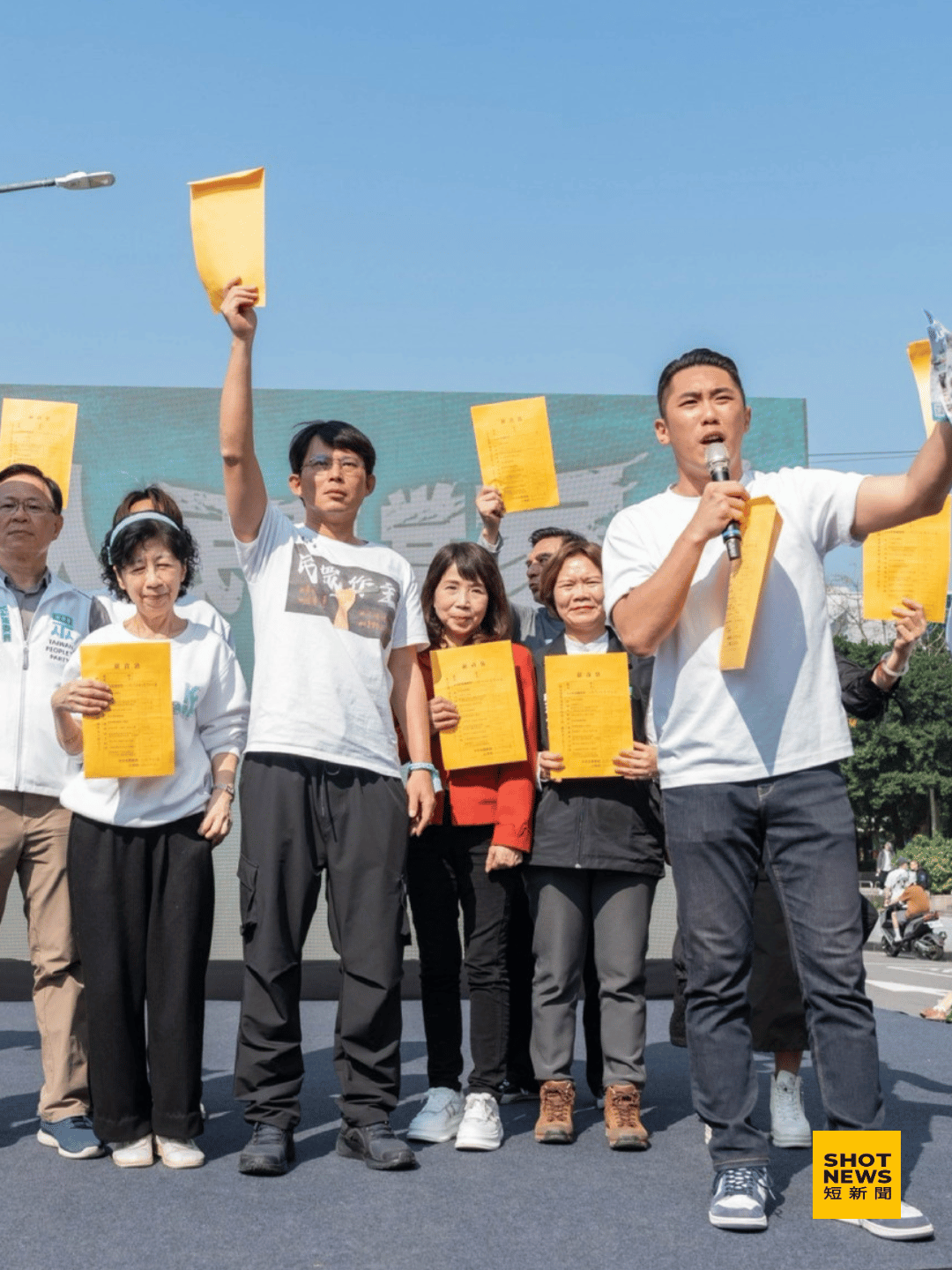 民眾黨昨天（23日）舉辦「人民要當家」宣講活動。