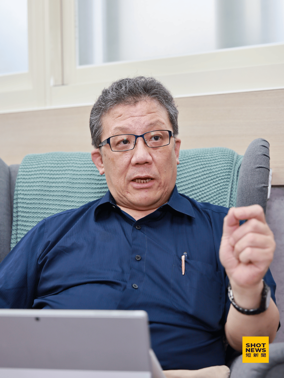 臺大藥理研究所林泰元所長。(劉祐龍攝影)