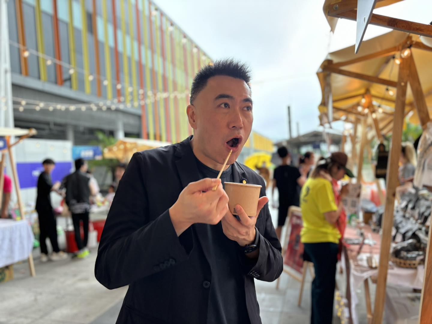 藍不爽賴清德挺日 洪健益酸林沛祥用點心