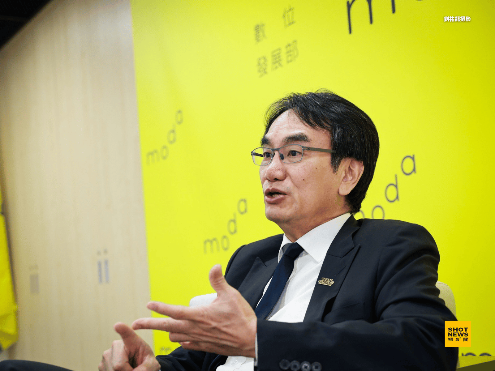 林宜敬說,數發部目前有四大核心任務:第一,建立台灣的軟體產業生態系;第二,強化國家的數位韌性;第三,推動數位政府;第四,打擊網路詐騙。(攝影:劉祐龍)