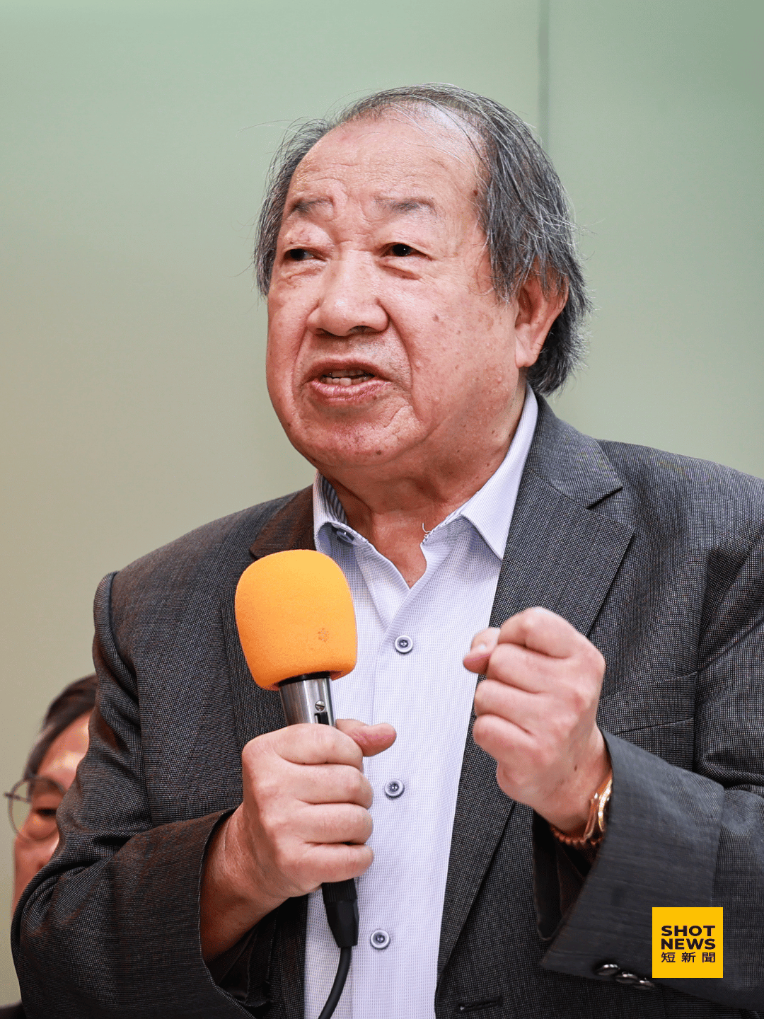 總統府國策顧問、福和會榮譽理事長、台灣聯合國協進會理事長林逸民。(劉祐龍攝影)