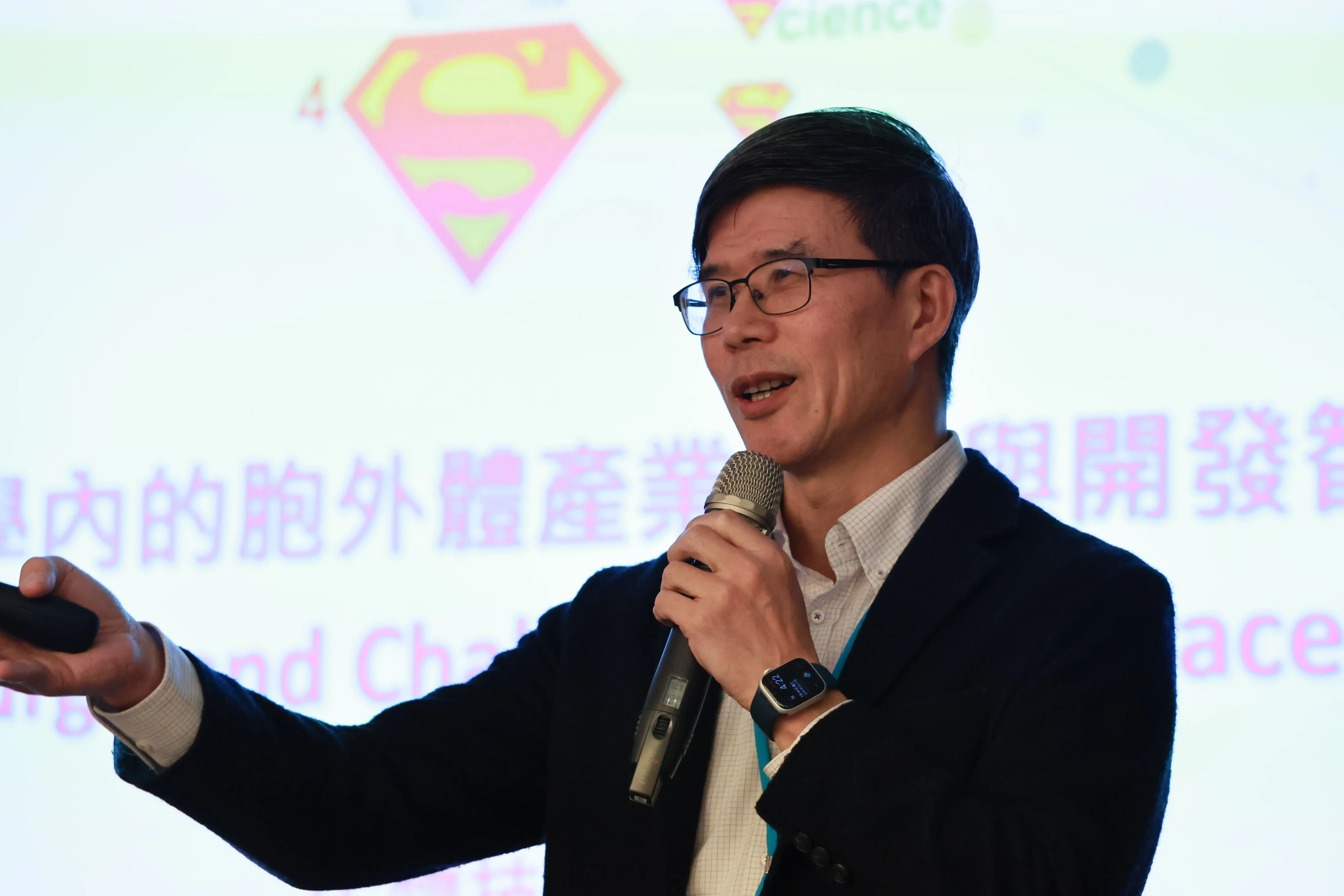 生物技術開發中心（DCB）執行長李財坤。（攝/劉祐龍）