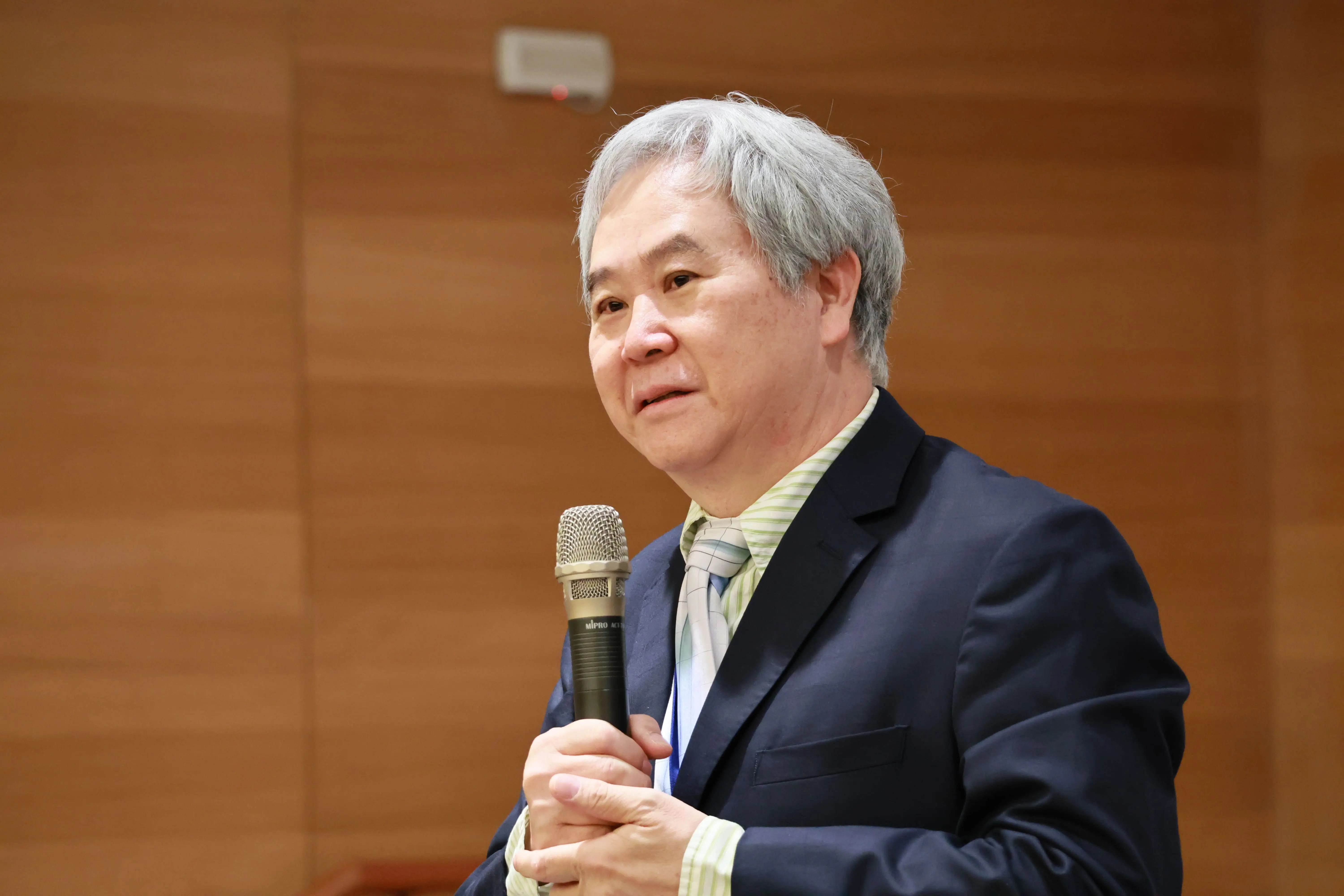 台灣胞外體醫療發展協會理事長曾育弘。（攝/劉祐龍）