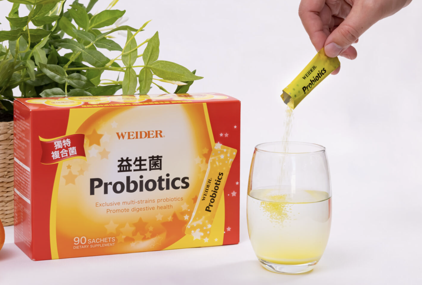 威德益生菌憑藉BACO17專利芽孢菌、14種複合活菌、專利粗顆粒劑型與便利通路多種優勢，成為深受台灣消費者喜愛的益生菌品牌/圖：美國威德提供