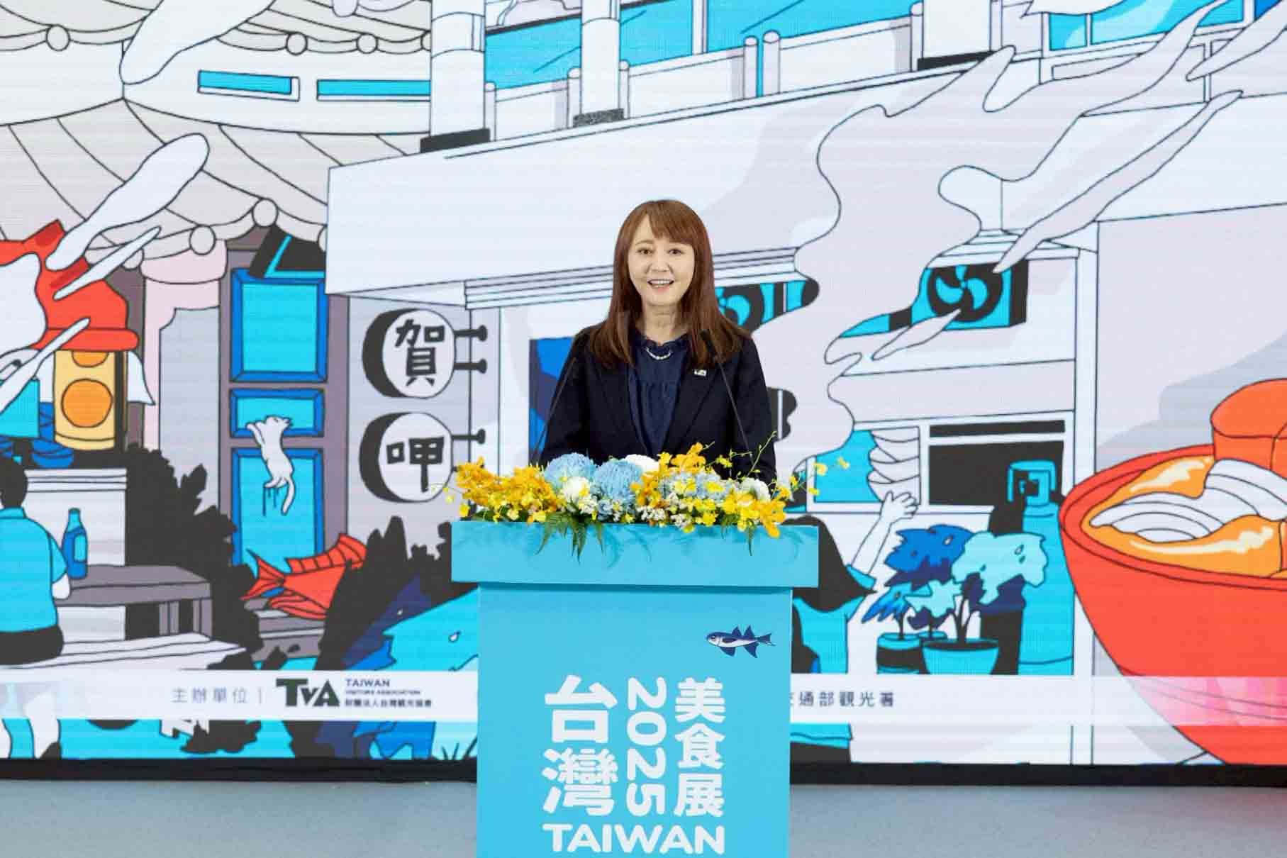 台灣觀光協會會長簡余晏於社群強調「我們努力把台灣的味道呈現給全世界。」（圖：台灣觀光協會）