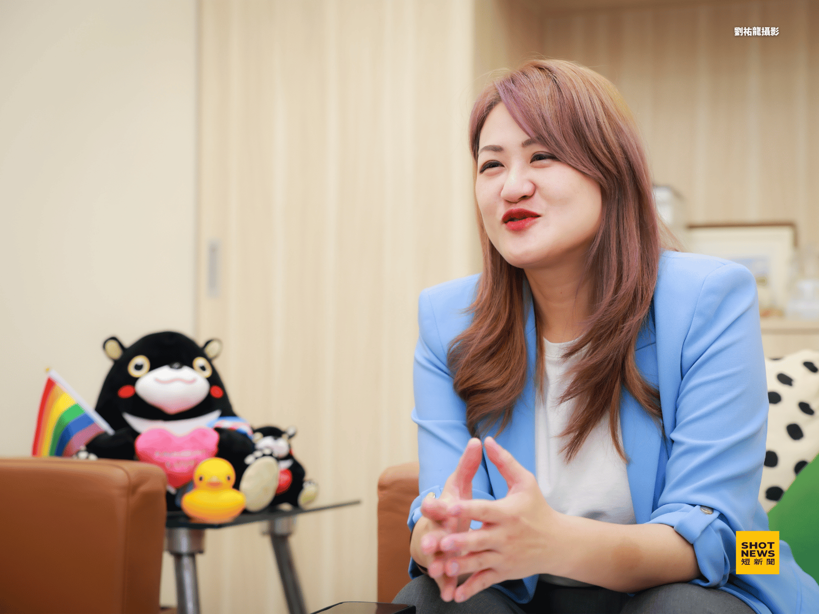 高閔琳說,自己沒有規劃參選議員,會把觀光局長這個工作做好做滿,一直到 12 月 24 日。(攝影:劉祐龍)