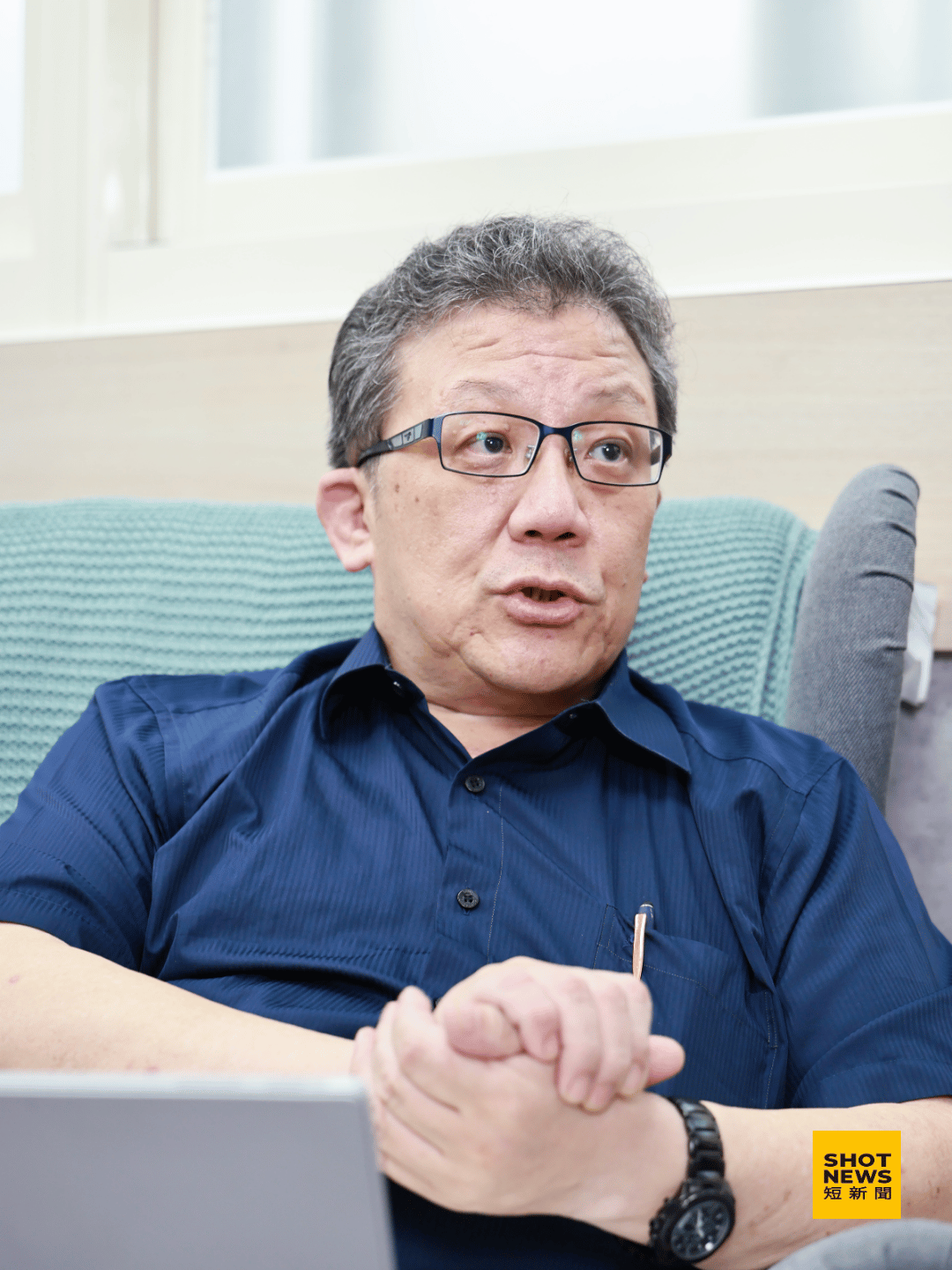 臺大藥理研究所林泰元所長。(劉祐龍攝影)