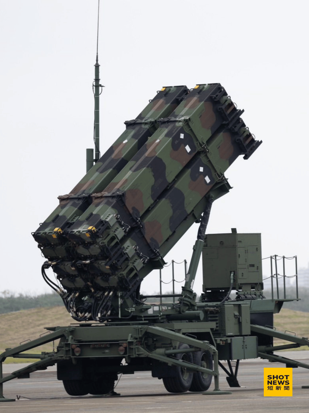 愛國者三型(PAC-3)防空飛彈系統發射箱。(國防部發言人)