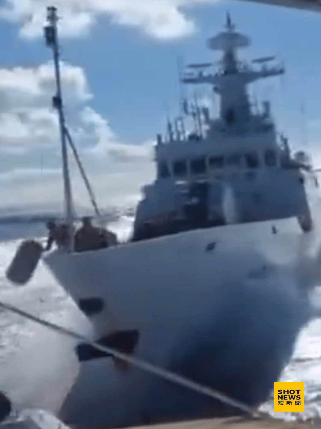 中國船艦於南海海域互撞 傳出疑有海警傷亡