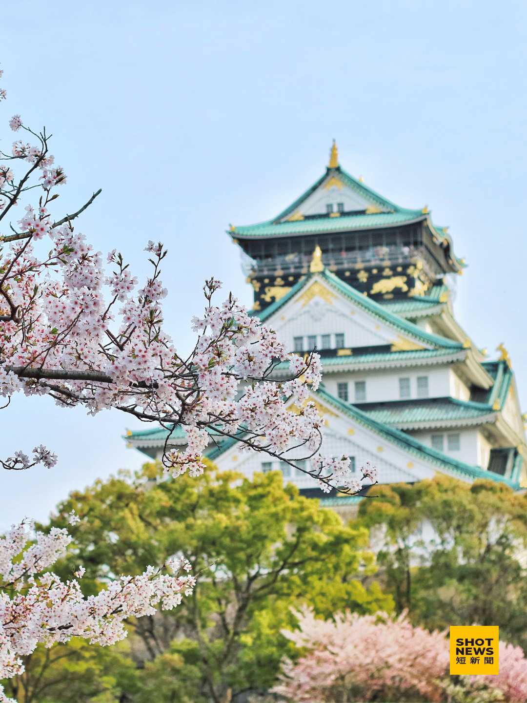 日本大阪城。(Canva)