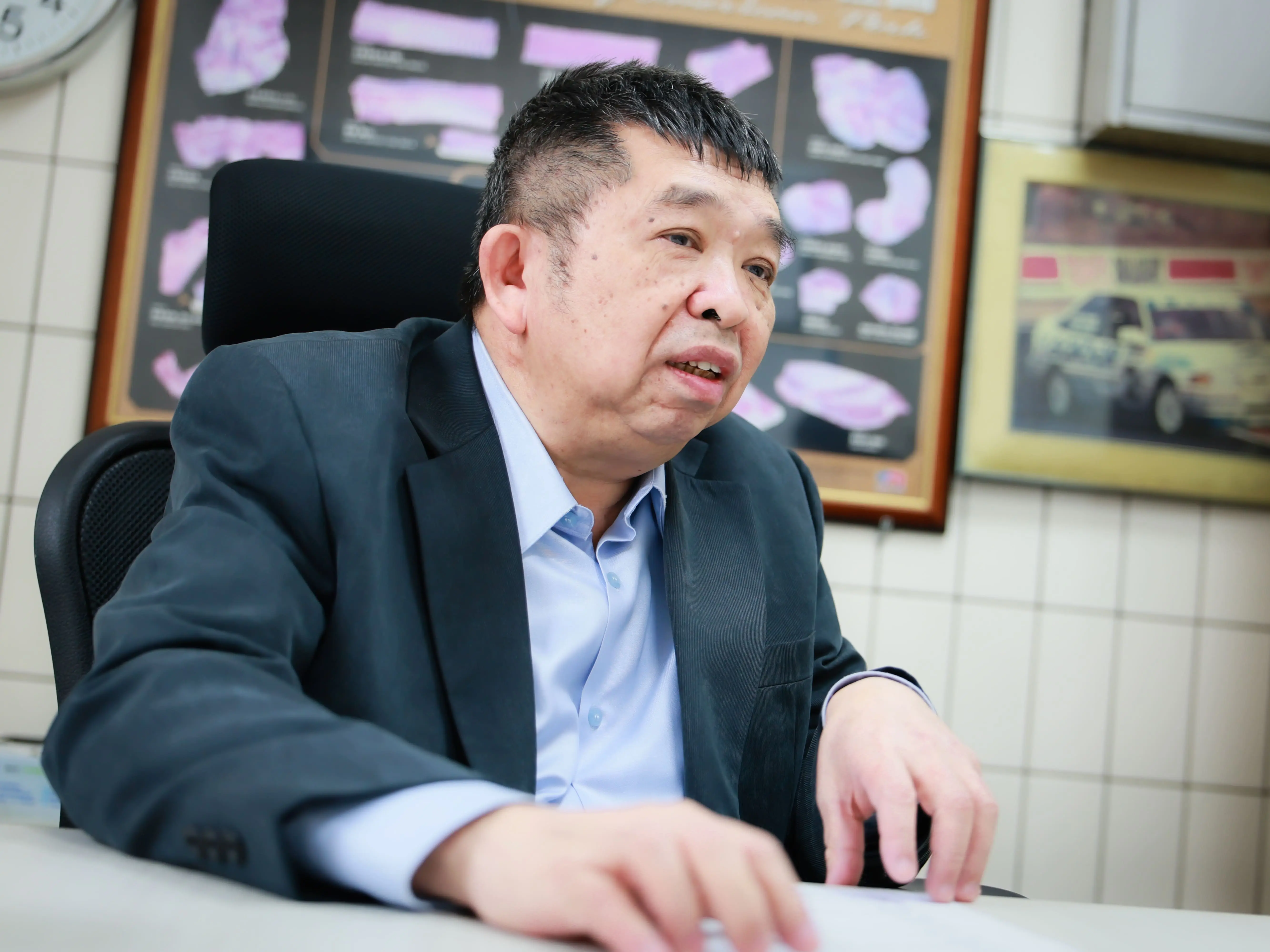 南部早餐神物「小肉豆」的幕後推手、樂山食品董事長陳宏寬。