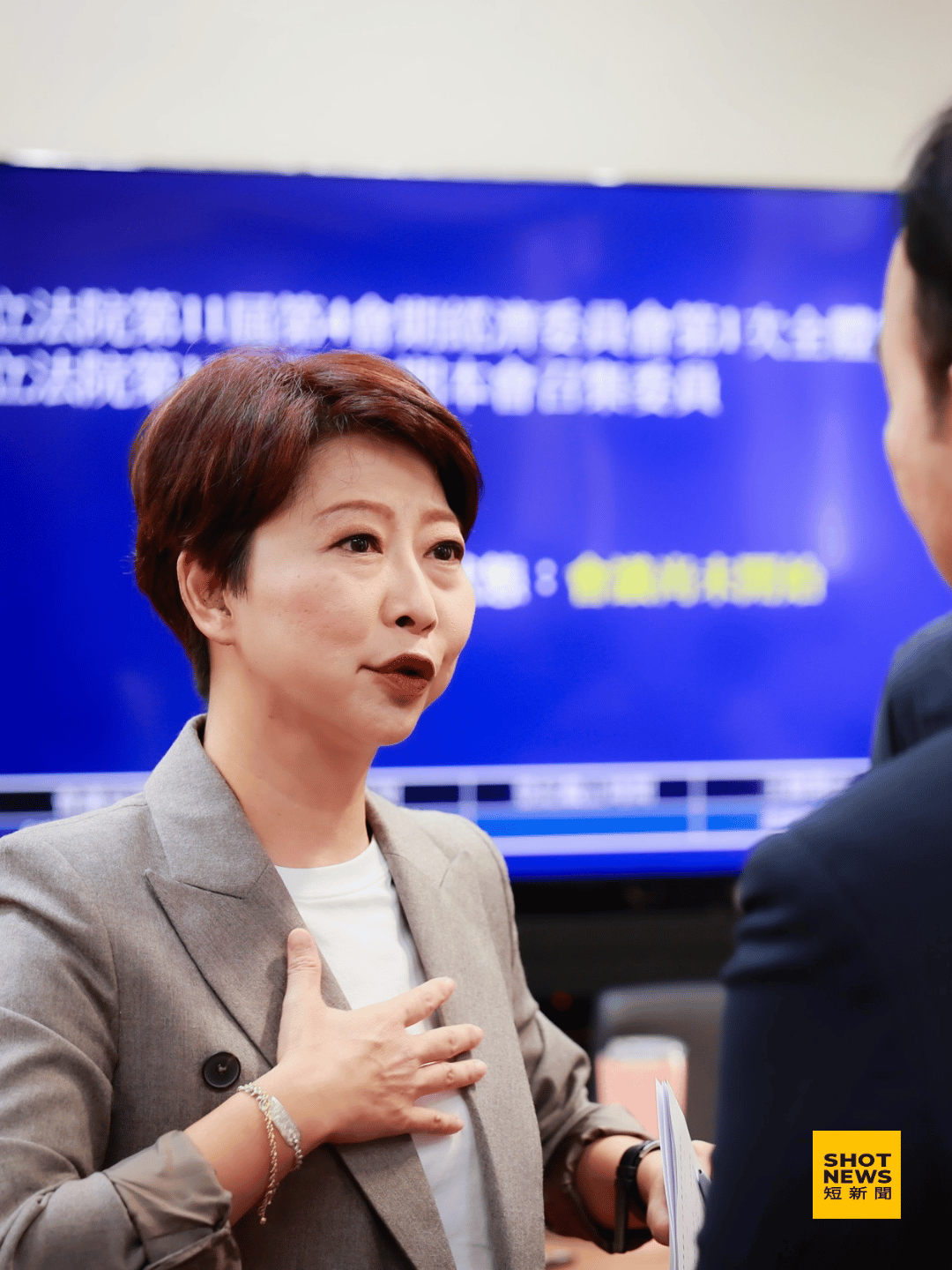 立法委員陳亭妃。(劉祐龍攝影)