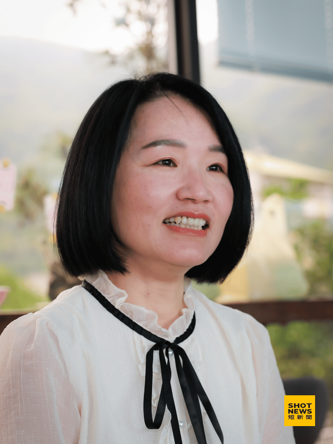 民進黨礁溪鄉長候選人吳亞蓁分享,讓宜蘭的孩子回家打拚、返鄉逐夢的願景。(劉祐龍攝影)