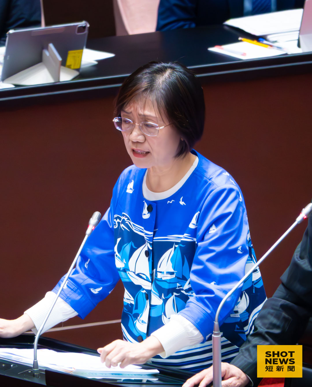 國民黨立委翁曉玲(圖：謝亦然攝影）