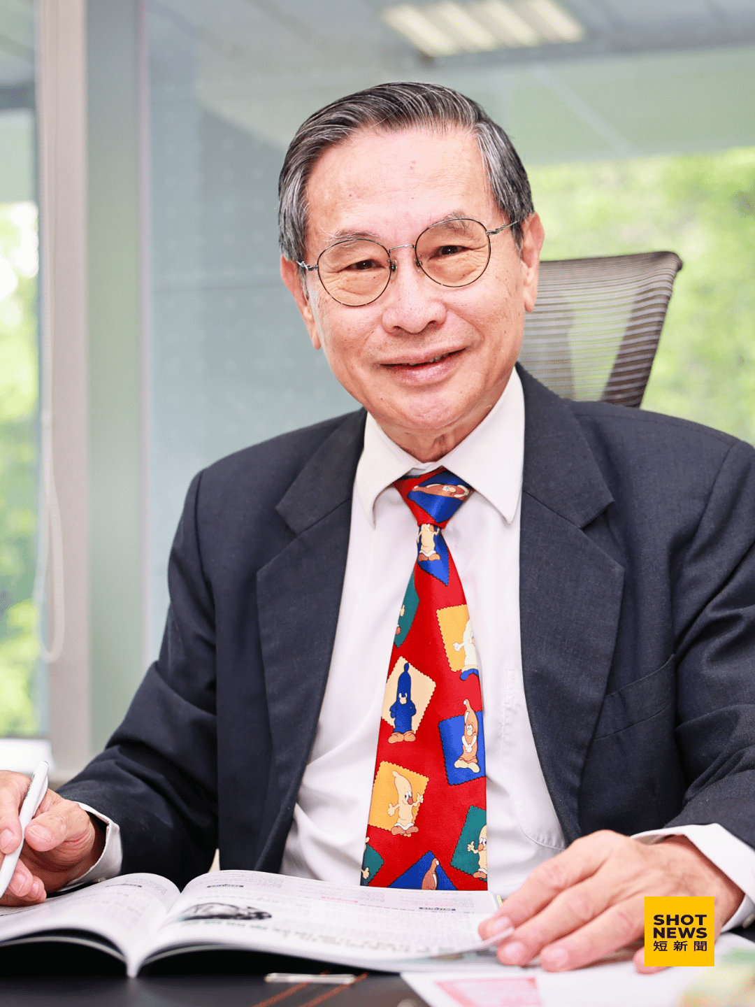 台灣生技中心董事長涂醒哲，接受《短新聞》專訪。