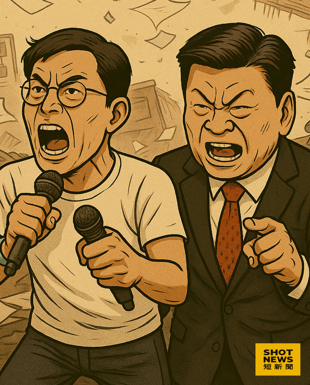 白藍已沒招