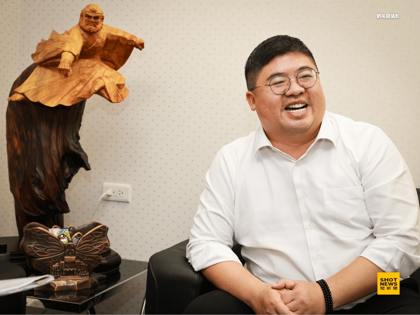 對於體重管理,蔡易餘笑說,現在的狀況還蠻不錯的,不用刻意為了減而減。(攝影:劉祐龍)