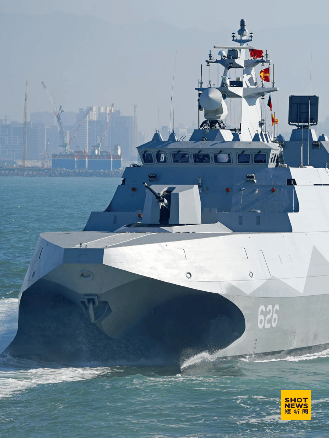 台灣海軍沱江艦。(國防部發言人)