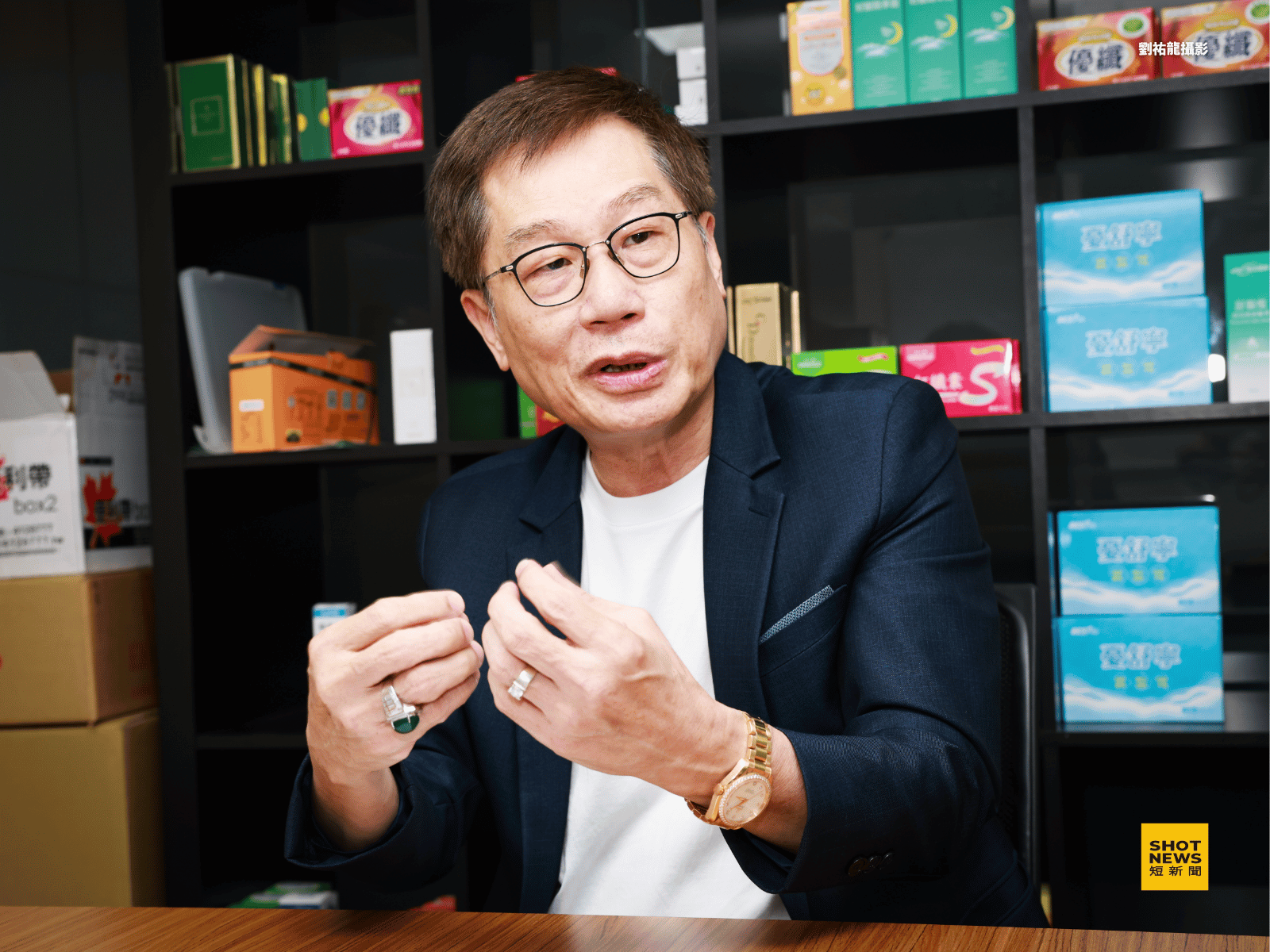 黃德維分享,要留住客人,就必須做到真正的一站式購足。(攝影:劉祐龍)
