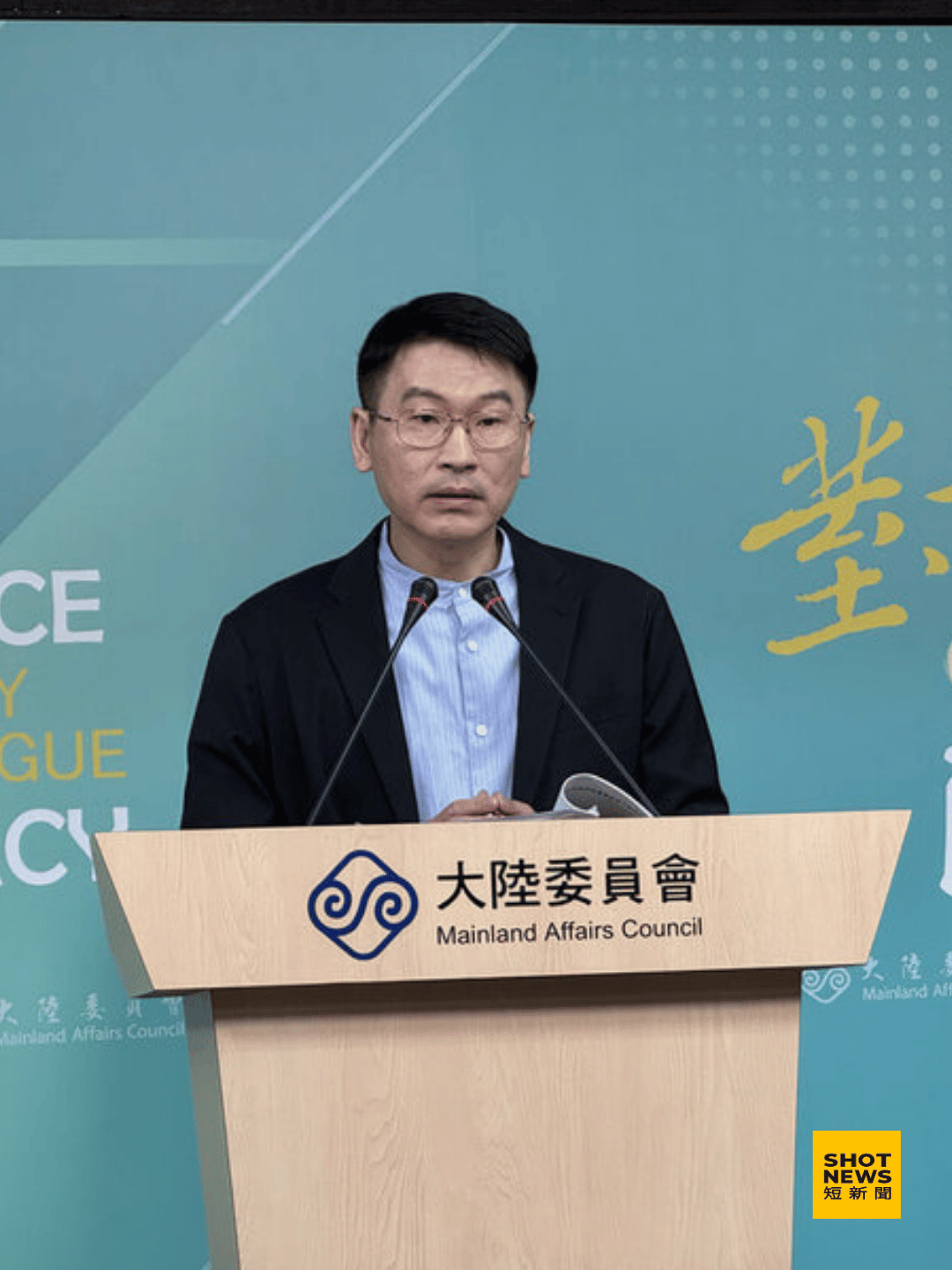 陸委會副主委梁文傑。(中央社)