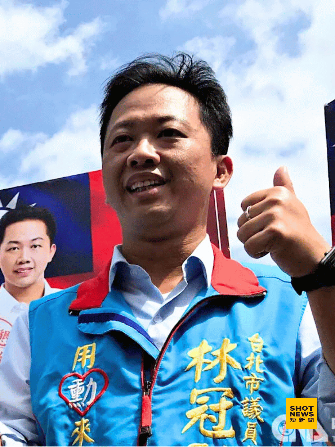 台北市政府市長辦公室主任研究員林冠勳。(中央社)