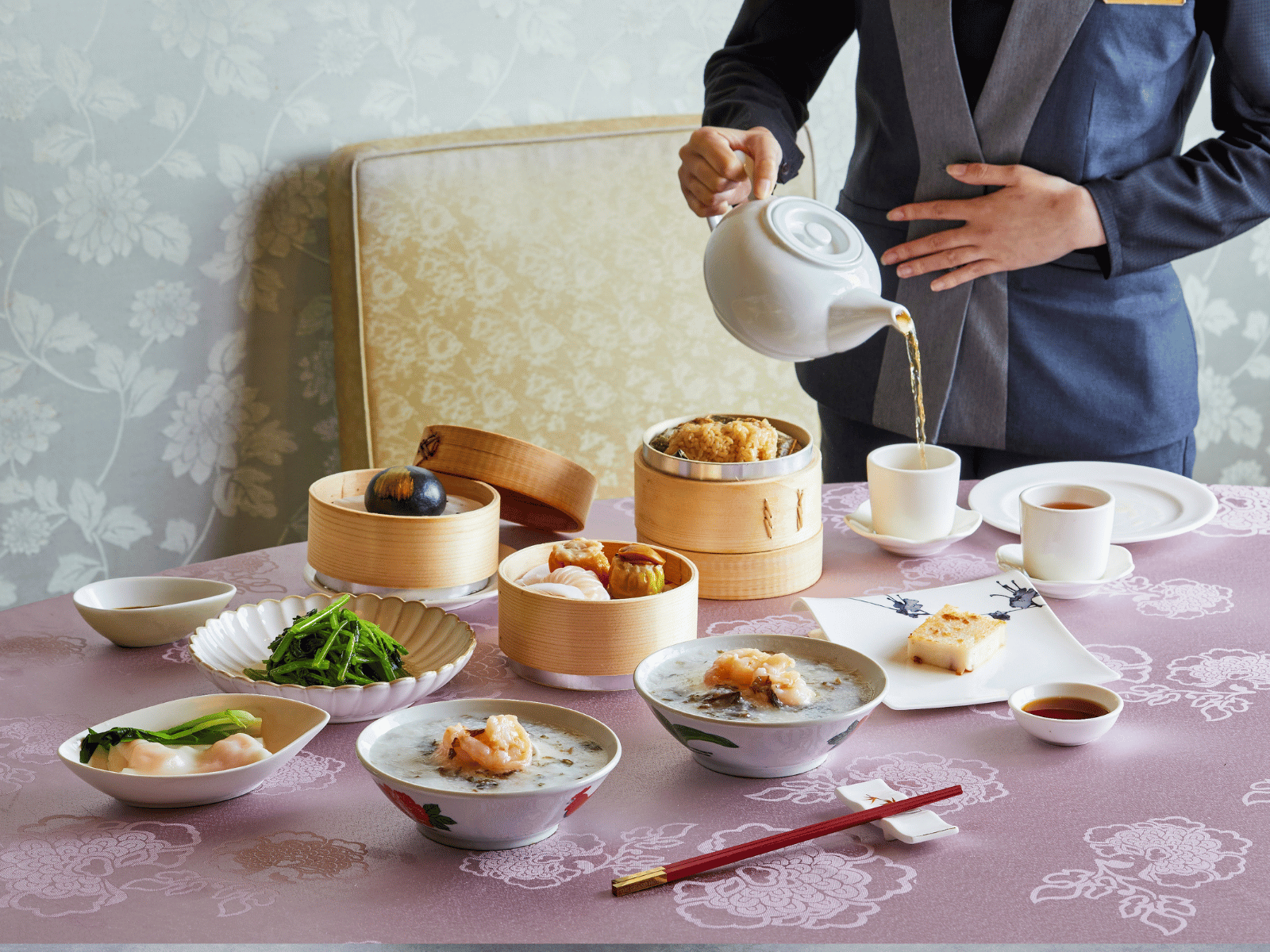 圓山大飯店展期四天每日皆推出住宿券及餐券等不同限時優惠。(圖:圓山大飯店提供)