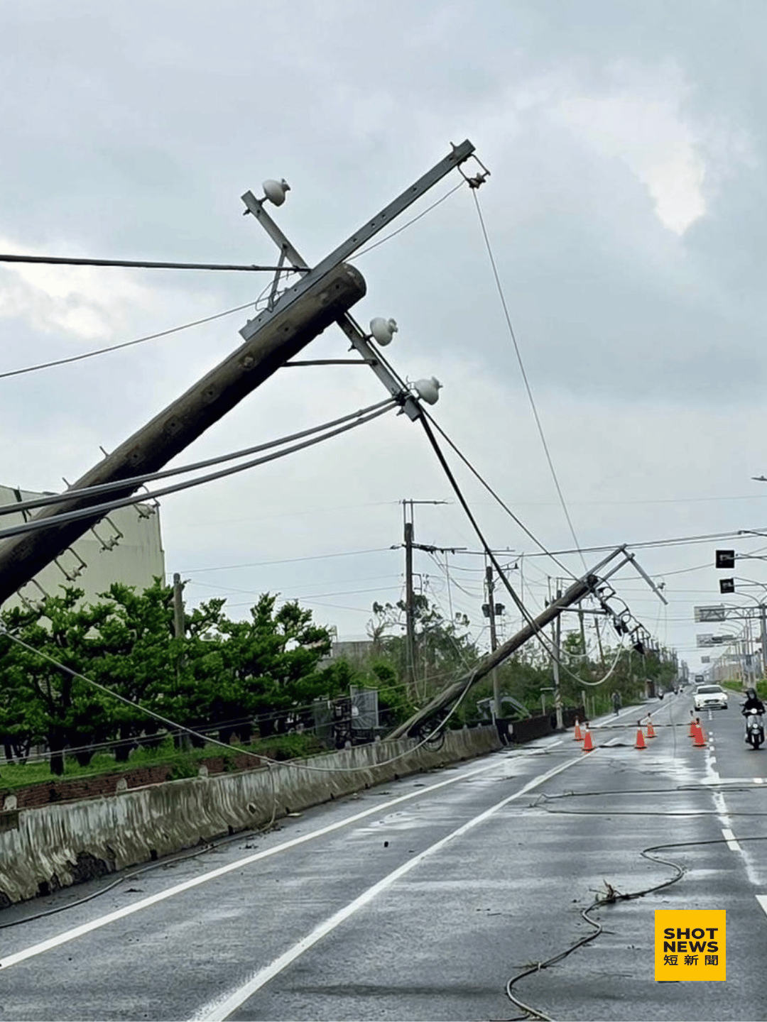 颱風走10天 台南仍近600戶停電