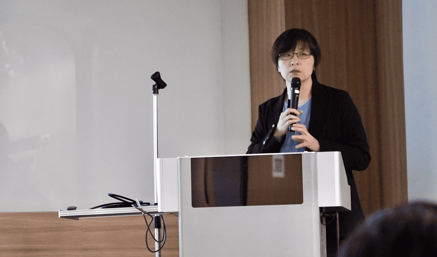 對於外泌體廣告，劉越萍直言，目前系統中「一件申請案都沒有」。